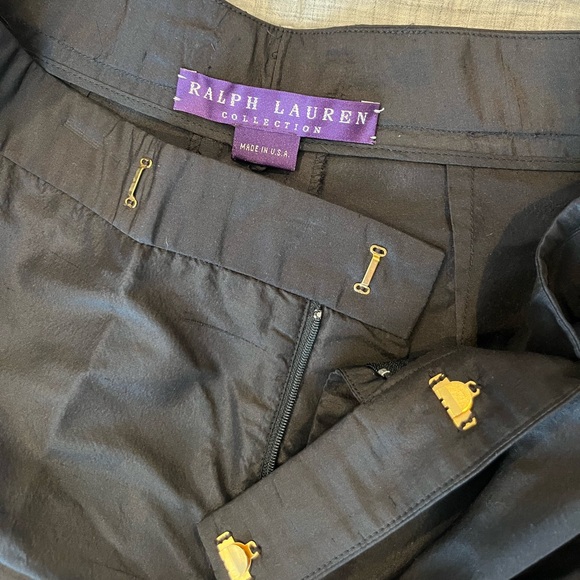 VINTAGE purple label Ralph Lauren Silk pants - Picture 5 of 9